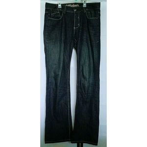 Affliction Denim Killers Mens 36x34 Dark Blue